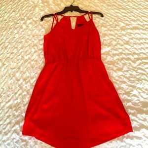 Banana republic orange dress size 4